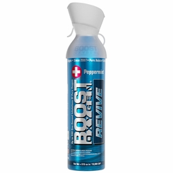 Boost Oxygen, 95% Pure Oxygen Inhaler Canister, Revive (Peppermint), Large (10 Liter) Boost Oxygen, 95% Pure Oxygen Inhaler Canister, Revive (Peppermint), Large (10 Liter)