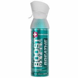 Boost Oxygen, 95% Pure Oxygen Supplement, Portable Canister, Breathe (Menthol Eucalyptus), Medium (5 Liter)