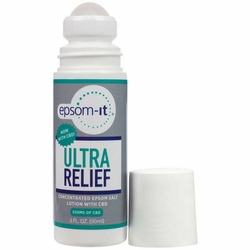 Epsom-It, Ultra Relief Epsom Salt Lotion Roll-On with CBD, 3 oz