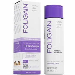 Foligain, Women's Triple Action Conditioner for Thinning Hair with 2% Trioxidil, 8 oz