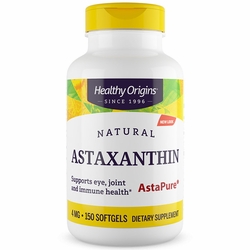 Healthy Origins, Astaxanthin (Complex) 4 mg, 150 Softgels Healthy Origins, Astaxanthin (Complex) 4 mg, 150 Softgels