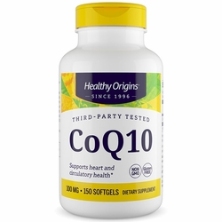 Healthy Origins, CoQ10 100 mg, 150 SoftGels