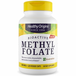 Healthy Origins, Methyl Folate 800 mcg (Featuring Quartrefolic), 120 Vegetarian Capsules Healthy Origins, Methyl Folate 800 mcg (Featuring Quartrefolic), 120 Vegetarian Capsules