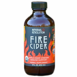Herbal Revolution, Fire Cider Tonic (Apple Cider Vinegar), 8 oz Herbal Revolution, Fire Cider Tonic (Apple Cider Vinegar), 8 oz