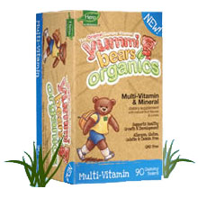 Hero Nutritionals Yummi Bears, Organic Yummi Bears Multi-Vitamin & Mineral, 90 Gummy Bears