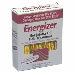 Hobe Labs, Energizer Hot Jojoba Oil Hair Treatment, 0.5 oz x 3 Tubes