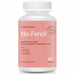 Houston Enzymes, No-Fenol, Supports Digestion of Polyphenolic Foods, 90 Capsules