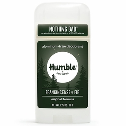 Humble Brands, Aluminum-Free Original Formula Deodorant, Frankincense & Fir, 2.5 oz