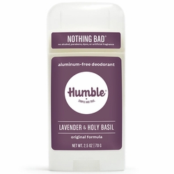 Humble Brands, Aluminum-Free Original Formula Deodorant, Lavender & Holy Basil, 2.5 oz
