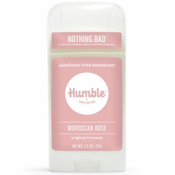 Humble Brands, Aluminum-Free Original Formula Deodorant, Moroccan Rose, 2.5 oz
