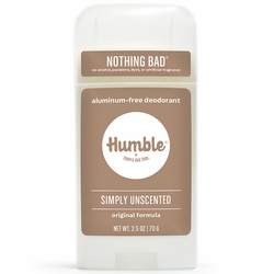 Humble Brands, Aluminum-Free Original Formula Deodorant, Simply Unscented, 2.5 oz