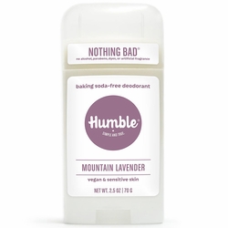 Humble Brands, Baking Soda-Free Deodorant for Vegan & Sensitive Skin, Mountain Lavender, 2.5 oz