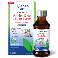 Hyland's, Organic Baby All-in-One Cough Syrup Nighttime, 4 oz