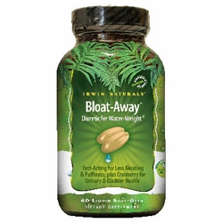 Irwin Naturals, Bloat-Away Diuretic, 60 Liquid Soft-Gels