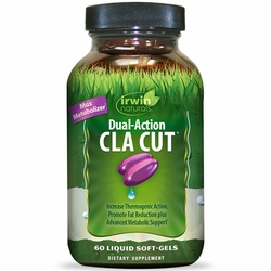 Irwin Naturals, Dual-Action CLA CUT, 60 Liquid Soft-Gels