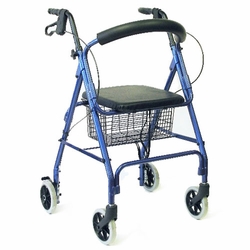 Karman Healthcare Inc., Rollators, Loop Brakes, Standard Height, Metallic Burgundy