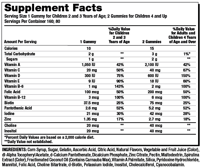 Kirkland Signature, Children's Complete Multivitamin Gummies, Kids