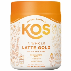 KOS, A Whole Latte Gold, 8.89 oz (28 Servings) KOS, A Whole Latte Gold, 8.89 oz (28 Servings)