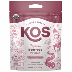 KOS, Organic Beetroot Powder, 7.1 oz (50 servings) KOS, Organic Beetroot Powder, 7.1 oz (50 servings)