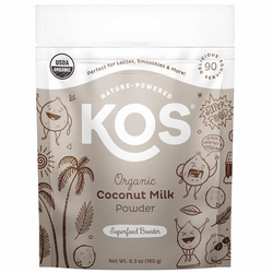 KOS, Organic Coconut Milk Powder, 6.3 oz (90 Servings) KOS, Organic Coconut Milk Powder, 6.3 oz (90 Servings)