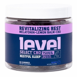 Level Select CBD, CBD Gummies Restful Sleep, 60 Count Level Select CBD, CBD Gummies Restful Sleep, 60 Count