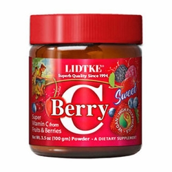 Lidtke, Berry-C Sweet Powder, Super Vitamin C from Fruits & Berries, 3.5 oz