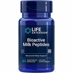 Life Extension, Bioactive Milk Peptides, Mood & Sleep Support, 30 Vegetarian Capsules Life Extension, Bioactive Milk Peptides, Mood & Sleep Support, 30 Vegetarian Capsules