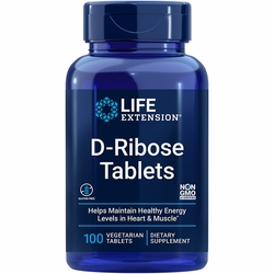Life Extension, D-Ribose Tablets, 100 Vegetarian Tablets Life Extension, D-Ribose Tablets, 100 Vegetarian Tablets