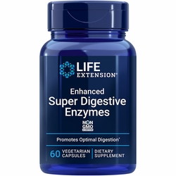 Life Extension, Enhanced Super Digestive Enzymes, 60 Vegetarian Capsules Life Extension, Enhanced Super Digestive Enzymes, 60 Vegetarian Capsules