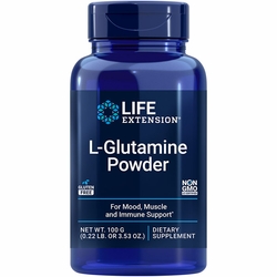 Life Extension, L-Glutamine Powder, 100 g Life Extension, L-Glutamine Powder, 100 g