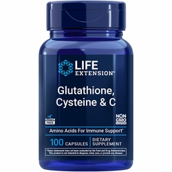 Life Extension, Glutathione, Cysteine & C, 100 Capsules Life Extension, Glutathione, Cysteine & C, 100 Capsules