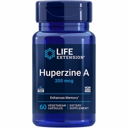 Life Extension, Huperzine A, 200 mcg, 60 Vegetarian Capsules Life Extension, Huperzine A, 200 mcg, 60 Vegetarian Capsules