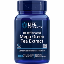 Life Extension, Mega Green Tea Extract - Decaffeinated, 100 Vegetarian Capsules Life Extension, Mega Green Tea Extract - Decaffeinated, 100 Vegetarian Capsules