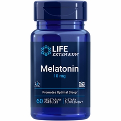 Life Extension, Melatonin 10 mg, 60 Vegetarian Capsules Life Extension, Melatonin 10 mg, 60 Vegetarian Capsules
