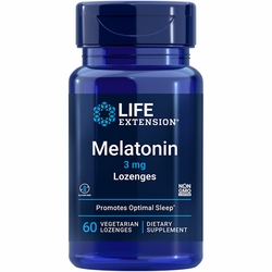 Life Extension, Melatonin 3 mg, 60 Vegetarian Lozenges
