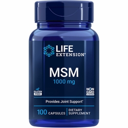 Life Extension, MSM (Methylsulfonylmethane) 1000 mg, 100 Capsules