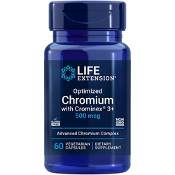 Life Extension, Optimized Chromium with Crominex 3+, 60 Vegetarian Capsules