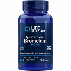 Life Extension, Specially-Coated Bromelain, 60 Enteric Coated Vegetarian Tablets