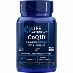 Life Extension, Super-Absorbable CoQ10 Ubiquinone with d-Limonene 50 mg, 60 Softgels Life Extension, Super-Absorbable CoQ10 Ubiquinone with d-Limonene 50 mg, 60 Softgels