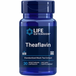 Life Extension, Theaflavin, Standardized Black Tea Extract, 30 Vegetarian Capsules Life Extension, Theaflavin, Standardized Black Tea Extract, 30 Vegetarian Capsules