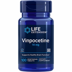 Life Extension, Vinpocetine 10 mg, 100 Vegetarian Tablets Life Extension, Vinpocetine 10 mg, 100 Vegetarian Tablets