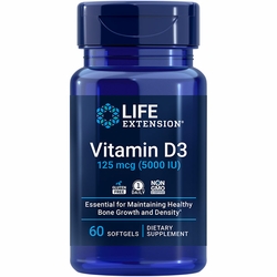 Life Extension, Vitamin D3 5000 IU, 60 Softgels Life Extension, Vitamin D3 5000 IU, 60 Softgels