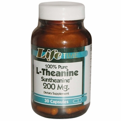 LifeTime, L-Theanine (Suntheanine) 200 mg, 30 Capsules