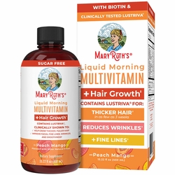 MaryRuth's, Liquid Morning Multivitamin + Hair Growth, Peach Mango, 15.22 oz (450 ml) MaryRuth's, Liquid Morning Multivitamin + Hair Growth, Peach Mango, 15.22 oz (450 ml)