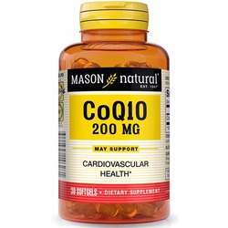 Mason Natural, Co Q-10 200 mg, 30 Softgels