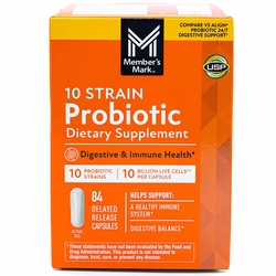 Member's Mark, 10 Strain Probiotic, 84 Capsules