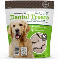Member's Mark, Dental Chew Treats for Dogs, 30 Count (60 oz)