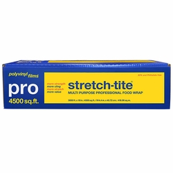 Stretch-Tite, Pro Multi Purpose Professional Food Wrap, 18 in x 4500 ft