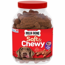 Milk-Bone, Soft & Chewy Beef & Filet Mignon Recipe with Chuck Roast Dog Treats, 37 oz Milk-Bone, Soft & Chewy Beef & Filet Mignon Recipe with Chuck Roast Dog Treats, 37 oz