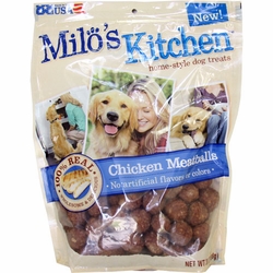 Milo's Kitchen, Chicken Meatballs, Home-Style Dog Treats, 30 oz